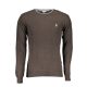 US POLO BROWN FÉRFI PULÓVER