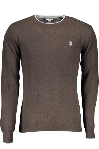 US POLO BROWN FÉRFI PULÓVER