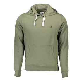 US POLO ASSN. FÉRFI ZÖLD CIPZÁROS PULÓVER