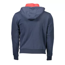 US POLO ASSN. FÉRFI KÉK CIPZÁROS PULÓVER