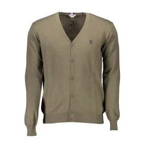 US POLO ASSN. FÉRFI ZÖLD KARDIGÁN