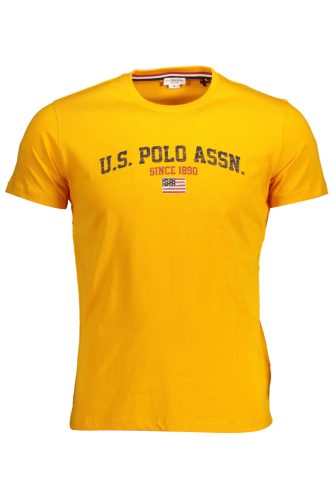 US POLO RÖVID UJJÚ PÓLÓ NARANCS FÉRFI