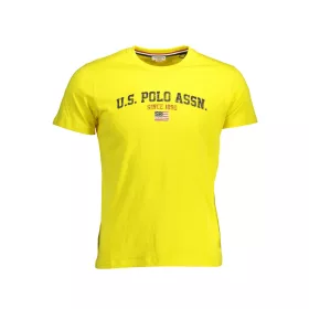 US POLO ASSN. FÉRFI RÖVID UJJÚ SÁRGA PÓLÓ