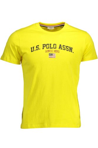 US POLO RÖVID UJJÚ PÓLÓ SÁRGA FÉRFI