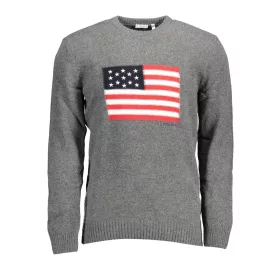 US POLO ASSN. FÉRFI SZÜRKE PULÓVER
