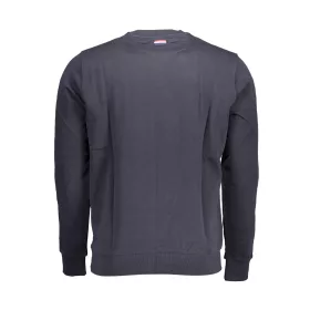 US POLO ASSN. FÉRFI KÉK CIPZÁROS PULÓVER