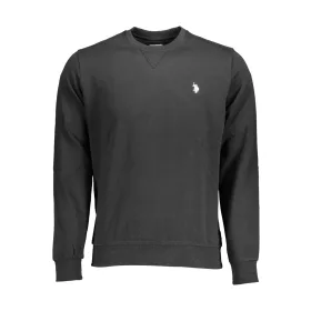 US POLO ASSN. FÉRFI FEKETE CIPZÁROS PULÓVER
