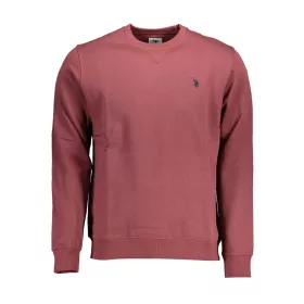 US POLO ASSN. FÉRFI LILA CIPZÁRAS PULÓVER