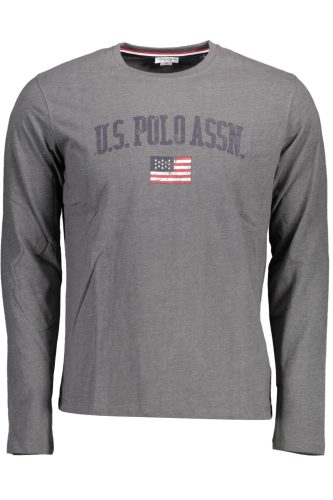 US POLO PÓLÓ, HOSSZÚ UJJÚ FÉRFI SZÜRKE