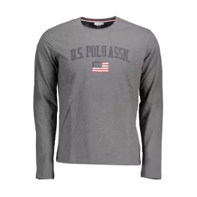 US POLO ASSN. FÉRFI HOSSZÚ UJJÚ PÓLÓ, SZÜRKE