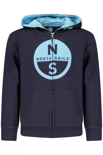 NORTH SAILS GYERMEK KÉK CIPZÁROS PULÓVER