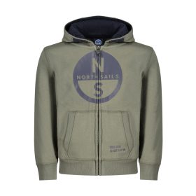 NORTH SAILS GYERMEK ZÖLD CIPZÁRAS PULÓVER