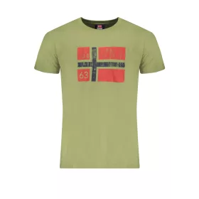 NORVÉGIA 1963 GREEN FÉRFI RÖVID UJJÚ PÓLÓ