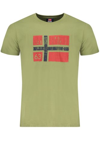 NORVÉGIA 1963 GREEN FÉRFI RÖVID UJJÚ PÓLÓ