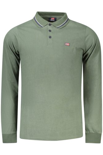 NORVÉGIA 1963 FÉRFI, HOSSZÚ UJJÚ POLO GREEN