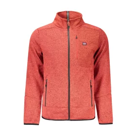 NORVÉGIA 1963 FÉRFI PIROS CIPZÁROS PULÓVER