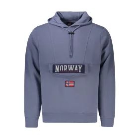 NORWAY 1963 FÉRFI KÉK CIPZÁROS PULÓVER