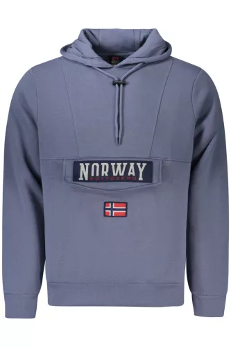 NORWAY 1963 FÉRFI KÉK CIPZÁROS PULÓVER