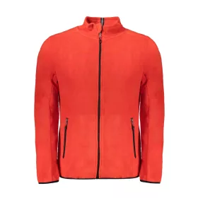 NORVÉGIA 1963-AS FÉRFI, PIROS cipzáros PUSZÓ