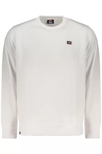 NORVÉGIA 1963 FÉRFI FEHÉR CIPZÁROS PULÓVER