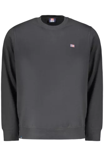 NORWAY 1963 FÉRFI FEKETE CIPZÁROS PULÓVER