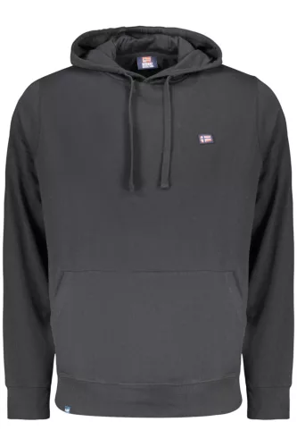 NORWAY 1963 FÉRFI FEKETE CIPZÁROS PULÓVER