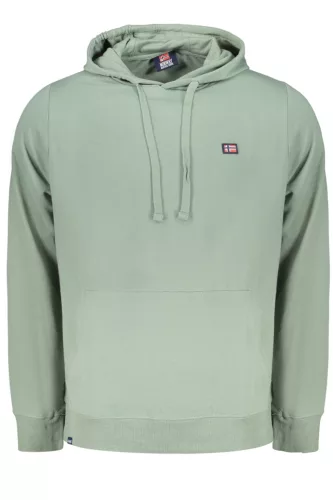 NORWAY 1963 FÉRFI CIPZÁROS PULÓVER, ZÖLD