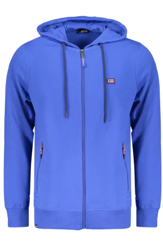 NORWAY 1963 FÉRFI KÉK CIPZÁROS PULÓVER