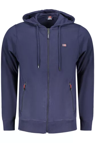 NORWAY 1963 FÉRFI KÉK CIPZÁROS PULÓVER