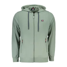 NORWAY 1963 FÉRFI ZÖLD CIPZÁROS PULÓVER