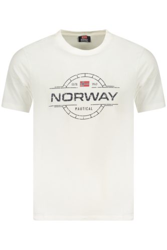 NORVÉGIA 1963 FÉRFI RÖVID UJJÚ PÓLÓ, FEHÉR