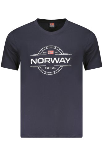 NORVÉGIA 1963 FÉRFI RÖVID UJJÚ PÓLÓ, KÉK