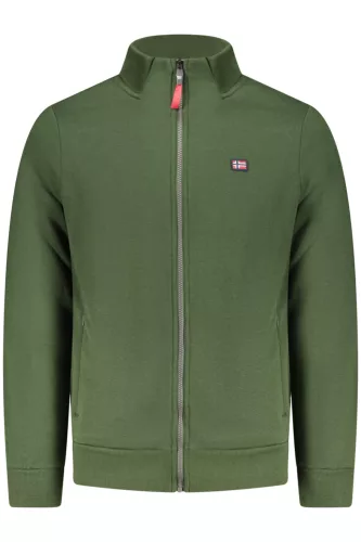 NORWAY 1963 FÉRFI ZÖLD CIPZÁROS PULÓVER