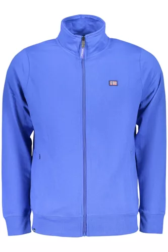 NORWAY 1963 FÉRFI KÉK CIPZÁROS PULÓVER