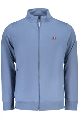 NORWAY 1963 FÉRFI KÉK CIPZÁROS PULÓVER