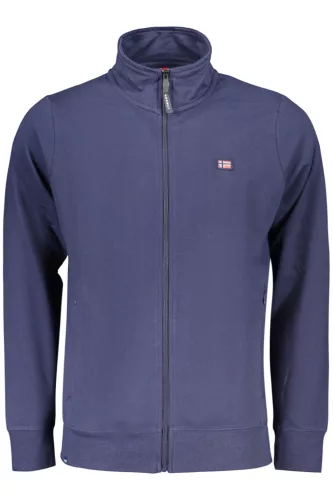 NORWAY 1963 FÉRFI KÉK CIPZÁROS PULÓVER