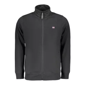 NORWAY 1963 FÉRFI FEKETE CIPZÁROS PULÓVER