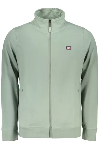 NORWAY 1963 FÉRFI ZÖLD CIPZÁROS PULÓVER