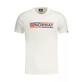NORVÉGIA 1963 FÉRFI RÖVID UJJÚ PÓLÓ FEHÉR