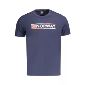 NORVÉGIA 1963 FÉRFI RÖVID UJJÚ PÓLÓ, KÉK