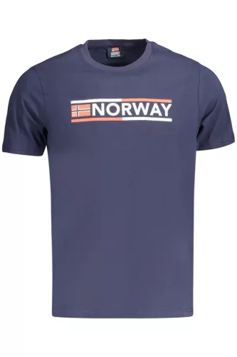 NORVÉGIA 1963 FÉRFI RÖVID UJJÚ PÓLÓ, KÉK