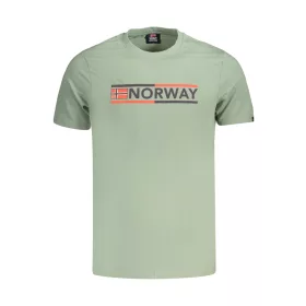NORVÉGIA 1963 FÉRFI RÖVID UJJÚ PÓLÓ ZÖLD
