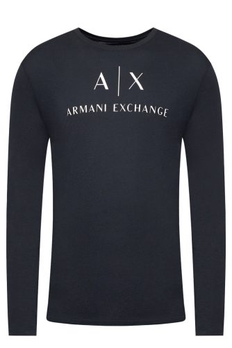 ARMANI EXCHANGE HOSSZÚ UJJÚ FÉRFI PÓLÓ 8NZTCH Z8H4Z 1510 SÖTÉTKÉK