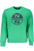NORTH SAILS GREEN FÉRFI cipzár nélküli pulóver