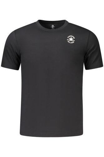 Converse gyerek rövid ujjú póló, fekete