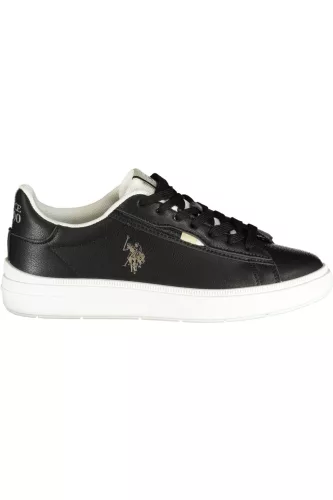 US POLO ASSN. NŐI FEKETE SPORTCIPŐ
