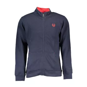 GIAN MARCO VENTURI FÉRFI KÉK PÓLÓ, cipzárral