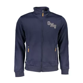 GIAN MARCO VENTURI FÉRFI KÉK cipzáros PULÓZÓ