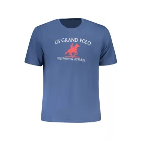 US GRAND FÉRFI RÖVID UJJÚ PÓLÓ, KÉK