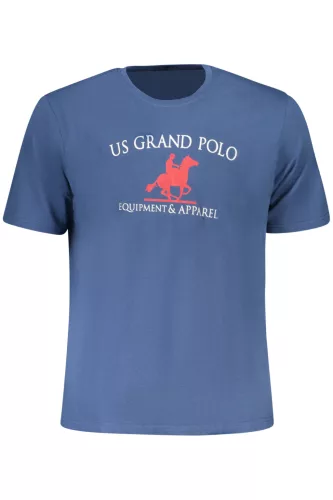 US GRAND FÉRFI RÖVID UJJÚ PÓLÓ, KÉK